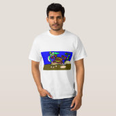 カニのアート Tシャツ (正面フル)