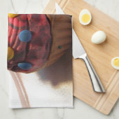 カニのカップケーキ キッチンタオル (四つ折り)