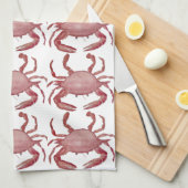 カニのキッチンタオル キッチンタオル (四つ折り)