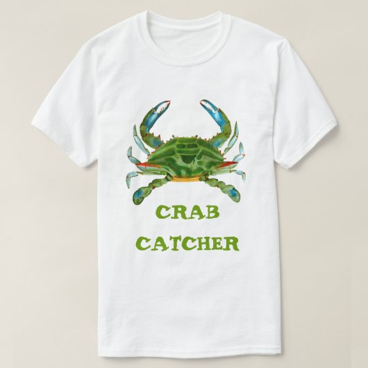 カニのキャッチャー Tシャツ (デザイン正面)
