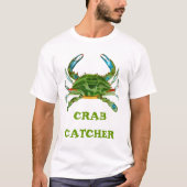 カニのキャッチャー Tシャツ (正面)