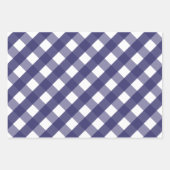 カニのギンガムドットギフトラップシート ラッピングペーパーシート (正面3)