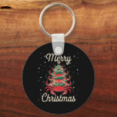 カニのクリスマスツリーカニのクリスマスツリー キーホルダー (正面)