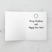 カニのクリスマスツリー カード (内部)