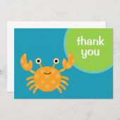 カニのサンキューカード サンキューカード (正面/裏面)