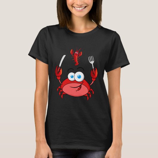 カニのザリガニ Tシャツ (正面)