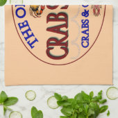 カニのシャックロゴ キッチンタオル (折り畳み)