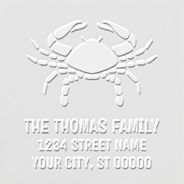 カニのシルエット#2名住所名住所