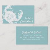 カニのシーフードの名刺 名刺 (正面/裏面)