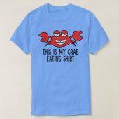 カニのシーフード沸騰カニこれは私のカニ食べ物の Tシャツ (デザイン正面)
