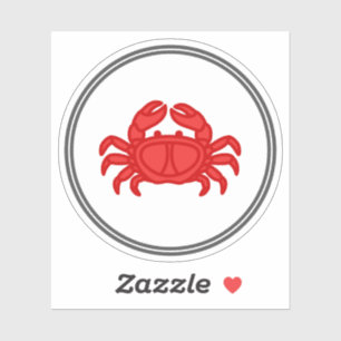 カニのステッカー FishエビCrabゲームコレクション シール