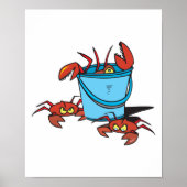 カニのバケツ ポスター (正面)