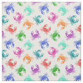 カニのパターン ファブリック (見本)