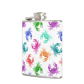 カニのパターン フラスク (左)