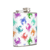 カニのパターン フラスク (右)