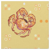 カニのビーチ ファブリック (クローズアップ)