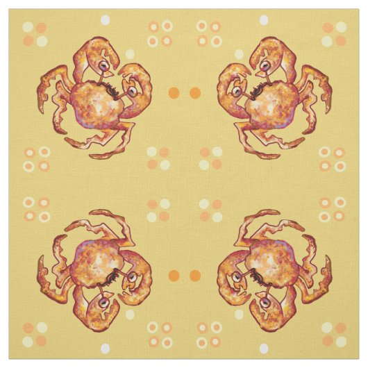 カニのビーチ ファブリック (見本)