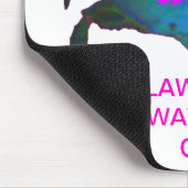 カニのピンクのリボンのマウスパッドの乳癌の認識度 マウスパッド (コーナー)