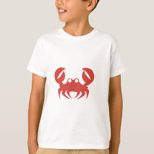 カニのプリントのTシャツ Tシャツ