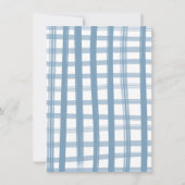 カニのボイルのエンゲージメントのリハーサル・ディナー・パーティー 招待状 (裏面)