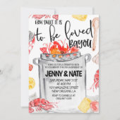 カニのボイルパーティー　エンゲージメントのお誘い 招待状 (正面)