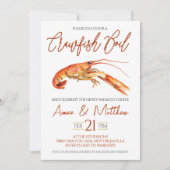 カニのボイルパーティー　エンゲージメントのお誘い 招待状 (正面)