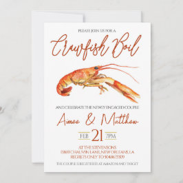 カニのボイルパーティー　エンゲージメントのお誘い 招待状