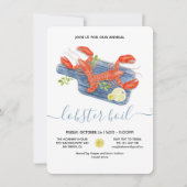 カニのボイル焼き 招待状 (正面)