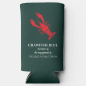 カニのボイル 夏のエンゲージメントパーティー スリム缶クーラー (正面)