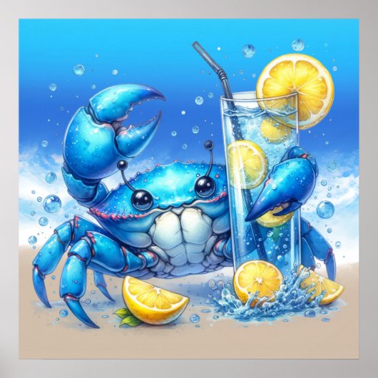 カニのポスター ポスター (正面)