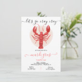 カニのマルディグラ・パーティーのお誘い 招待状 (スタンド正面)