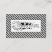 カニのモノクローム 名刺 (裏面)