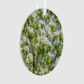 カニのリンゴの花 オーナメント (正面)