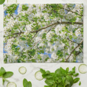 カニのリンゴの花 キッチンタオル (折り畳み)