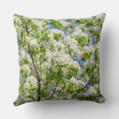 カニのリンゴの花 クッション (裏面)