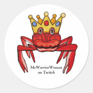 カニのロイヤリティ、MeWarriorWoman on Twitch ラウンドシール