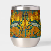 カニのワインタンブラー熱いか冷たい (背面)