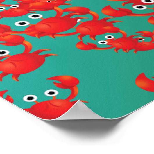 カニの世界 ポスター (角)