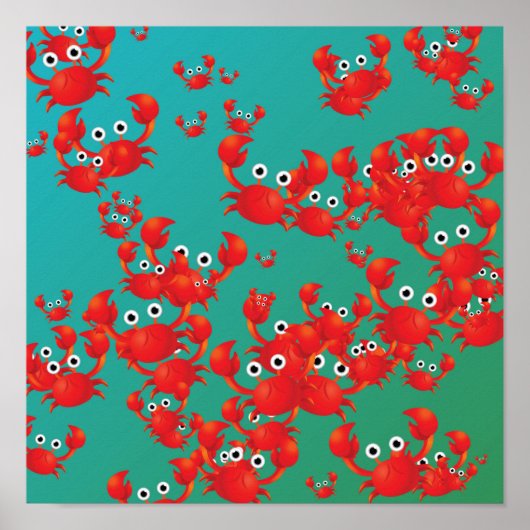 カニの世界 ポスター (正面)