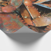 カニの包装紙 ラッピングペーパー (角)