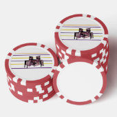 カニの夏の喜び ポーカーチップ (積み重ね)