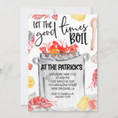 カニの宴会への招待 招待状 (正面)