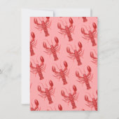 カニの宴会 クレイジー マーディ グラース パーティー 招待状 (裏面)