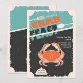 カニの宴 招待状 (正面/裏面)