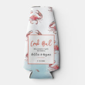 カニの宴 結婚式  seafood カップルパーティー ボトルクーラー (正面)