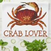 カニの恋人 キッチンタオル (折り畳み)