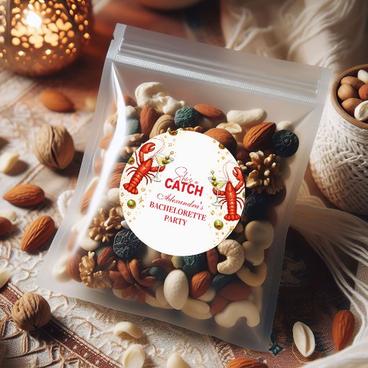 カニの愛沿海独身最後のパーティー ラウンドシール