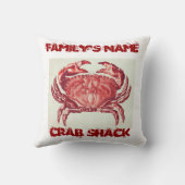 カニの掘っ建て小屋の枕 クッション (裏面)