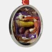 カニの掘っ建て小屋の饗宴 メタルオーナメント (右)