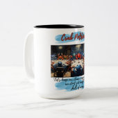 カニの政治家たち ツートーンマグカップ (正面左)